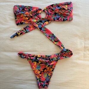 Colorful Floral Bikini Set